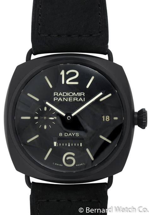 panerai 8 days ceramica|panerai radiomir dial.